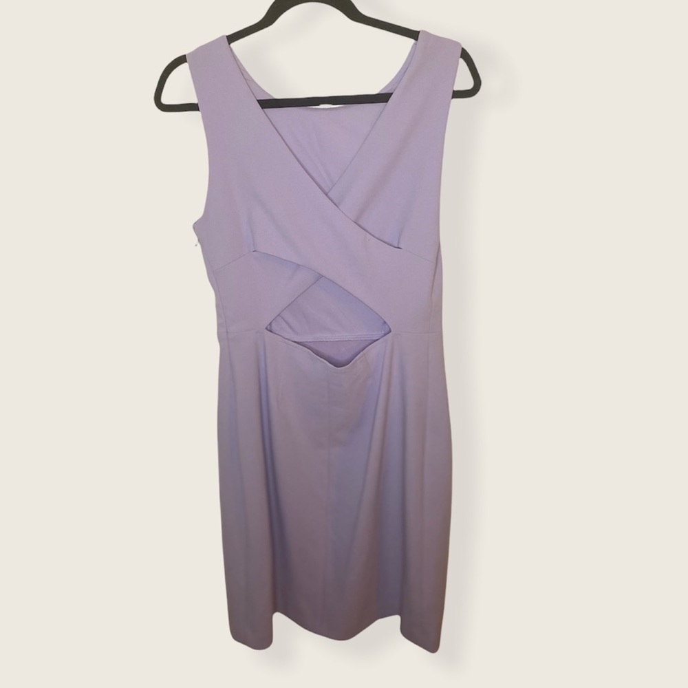 Betsy Johnson sleeveless criss-cross  back dress - Picture 4 of 7